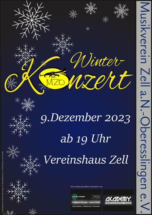 Plakat Winterkonzert 2023